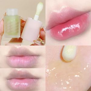 Lip Gloss Clear And Moisturizing Jelly Oil Texture Light Fat Pier Care Layered Glow Kissing Fruit 1