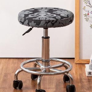 Stol t￤cker 3xstool cover round bar cafe stool s￤te skydd kudde svart