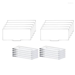 Jewelry Pouches 10 Pcs Acrylic Place Card Stands Clear Table Display Holder With Slot For Wedding