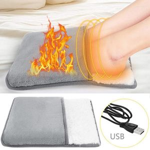 Blankets Winter Usb Heater Electric Thermal Slippers Foot Warmer Pad Treasure Heating Home Office Blanket Gift