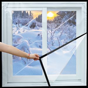 Window Stickers Heat Insulation film Warm in winter Self-Adhesive mucosa protective Energy transparent Soft glass For window 221110