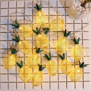 Strings LED Pineapple String Lights USB/Battery Fruit Garland 1.5m 3m Fairy Holiday Lighting For Wedding Party Christmas Decor