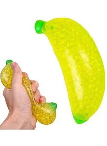 Dekompresja wytłaczania Fidget Toy TPR Fruit Banana Paniki miękkie bąbelki szczypanie muzyki wentylacyjne zabawki środowiskowe D69