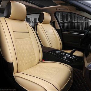 Universal PU Leather Car Seat Covers Full Set - Breathable Front Rear Cushion Protector Mat Pad for Four Seasons, Purple Vehicle Seat Covers