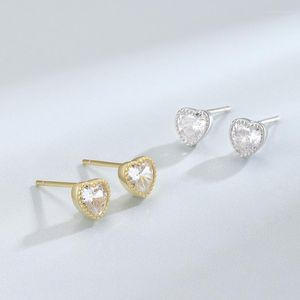 Kolczyki stadnina WPB 925 Sterling Srebrne koronkowe serce Diamond Women Diamonds Diamonds Luksusowe prezenty na imprezę biżuterii