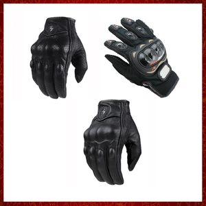 ST58 뜨거운 손가락 오토바이 장갑 GUANTES MOTO VERAON MOTOCROSS 가죽 장갑 DE Moto Para Hombres 자전거 레이싱 라이딩