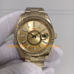 13 kolorów z pudełkiem zegarek męski żółty złoty szampański wybierania biały czarny 42mm zegarki na rękę bransoletka składane zapięcie sportowe męskie automatyczne zegarki mechaniczne