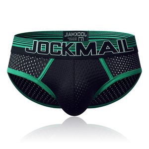 Jockmail Underwear Men Bikini Briefs Breathable Underpants Dry Ice JM352NAVY