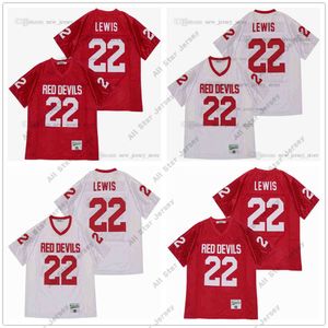 Voetbalshirts film Ray Lewis #22 High School Jerseys Custom Diy Design Stitched College voetbalshirt