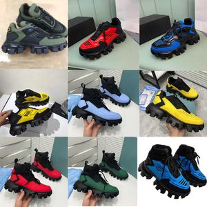 2022 Märke Mens Cloudbust Thunder sneakers Plattform Skor 19FW Capsule Series Camouflage Black Stylist Skor Snörning Runner Trainers Gummi Med Box 338