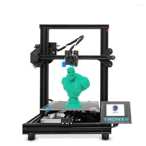 Принтеры Tronxy 3D Printer XY-2 Pro Titan с экструдером строительной тарелки 255x255x245mm Автоматическое выравнивание для начинающих образование и дом