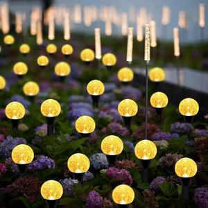 10/15/20/30LED Solar Garten Licht Im Freien Wasserdichte Rasen Pathway Landschaft Lampe Für Haus Hof Auffahrt