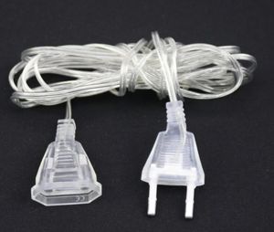 5M extension cord 3 m switch cable power cable lantern flash string lights lengthen the plug to connect the European regulations