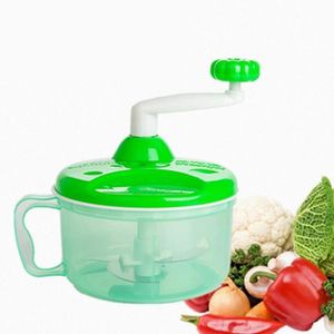 NEW Powerful Manual Meat Grinder Hand-power Food Chopper Mincer Mixer Blender to Chop Meat Fruit Vegetable Nuts Herbs