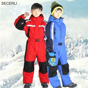 Set di abbigliamento Inverno Bambini Ragazzo Tuta da sci Con cappuccio Impermeabile 2-13 anni Bambini Tuta da neve in pile Ragazze Pagliaccetto Tuta Tuta da adolescente All'aperto 221110