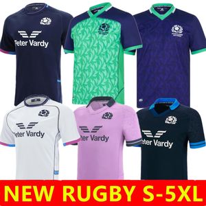 2022 2023 Schotland Rugby Jersey 22 23 Scottish 7s Home Away Polo Vest Shirts Mens Jerseys maat S-5XL