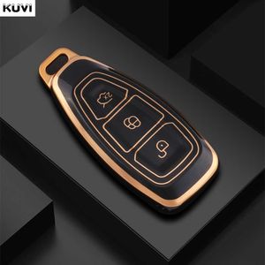 TPU Protective Car Key Fob Case Cover for Ford Focus, Mondeo, Fiesta, Kuga 2013-2018