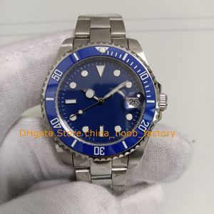 7 Stil med Box Ladies Watches Women 36mm Blue Dial Ceramic Bezel 18K Yellow Gold Asia 2813 Rörelse Automatisk kvinnors klocka