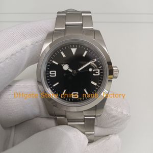 2 Style In Box Midsize Watch Women's Mens 36mm Black Dial Stainless Steel Bracelet Folding Clasp Lady Asia 2813 Movement Automatic Mechanical Watches