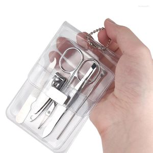 Nail Art Kit Manicure Tool Clipper Cutter Kit Pedicure Clear Nails Set Bag