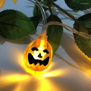 Strings Halloween Dypkin Ghost Skeletons Bat Spider LED Light String Festival Bar Home Party Decor Ornament