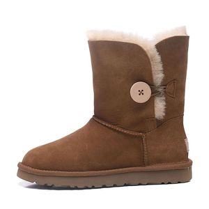 Womens Classic Warm Boots tasman slipper Mini Snow Short boot breathable light shoes Leather fashion Genuine autumn winter original buckle with box size 35-42