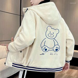 Men's Jackets 2023 Winter Men Hooded Fleece Jacket Bear Parka Coat Casual Tactical Outwear Male Thick Warm Bomber Military 3XL