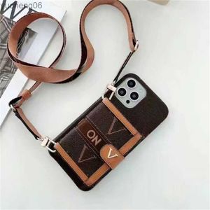 Designers IPhone 13 Pro Case Crossbody Phone Case Para IPhone 14 12 11 Promax Plus Xs Xr Xsmax Fashion Cortex Phonecover yucheng06