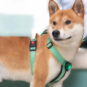 Dog Collars Reflective Large Harness Colorful Soft Padded Training Sport H Shape Low Price Pet Cat Vest Easy To Fit Small Middle