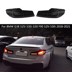 Araba LED LAYATIST ARKA AYDINLAMA Aksesuarları Sis Fren Ters Park BMW G38 ​​525I 530I G30 F90 Dinamik Salel Sinyal Göstergesi