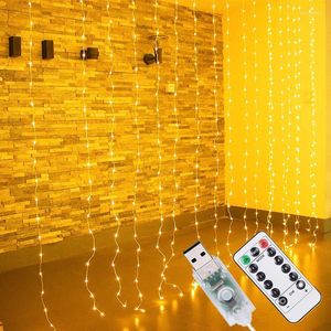 ストリング3x3/3x1m LED付きICICLE STRING LIGHTSクリスマスカーテン装飾妖精ガーランドウェディングガーデンデコレーションホームアウトドア用