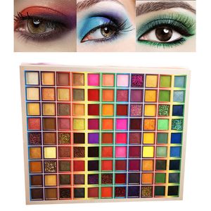 Palette de fards ￠ paupi￨res 99 couleurs scintiller scintiller ￠ paupi￨res en poudre mate kit de maquillage cosm￩tique paillet￩