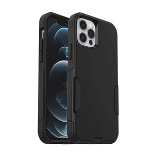 Schützende Handyhüllen für iPhone X XR XS MAX 11Pro 12 13 Pro Max 14 Plus Hartplastik-Schutz Commuter-Serie