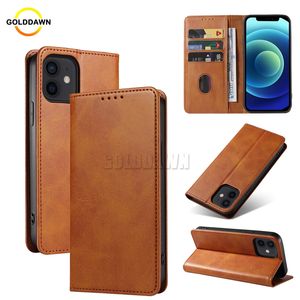 Casos de telefone de couro PU de luxo Flip Wallet Card Slot Phone Capa para iPhone 14 13 12 11 Pro XS Max XR 8 7 Plus Samsung S22 S21 Ultra