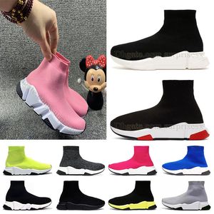 Rosa Sock Fade Meninas Sapatos Grande Criança Meninos Triplo Preto Volt e Branco Fundo Luz Cool Cinza Escuro Azul Designer Sneaker Chidren's