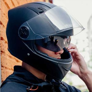 Cykelhjälmar Full ansiktshjälm och säkerhet för motorcykelskoter Casco Moto Modular Capacets Helmets Engine Casco Integral Motorsiklet Kask T221107