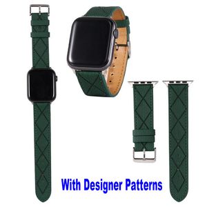 Luksusowe C Designer Bands Straps Apple Watch Band 38 mm 40 mm 41mm 42 mm 44mm 45 mm Seria 7 6 5 4 3 2 1 SE Kobiety Mężczyźni Oddychane opaski na rękę dla iWatch 8 S8