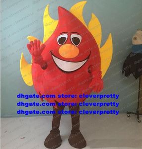 Flame Blaze Fire Torch Mascot Costume Light Flambeau Firebrand Personaggio dei cartoni animati per adulti Album di pittura Musica Carnevale zx484