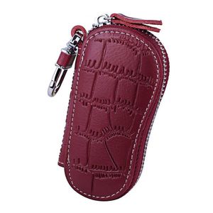 Car Key Genuine Leather Keychain Holder Organizer Wallet EDC Case Car Automobie Key Pouch Men Women Housekeeper Keys Bag T221110