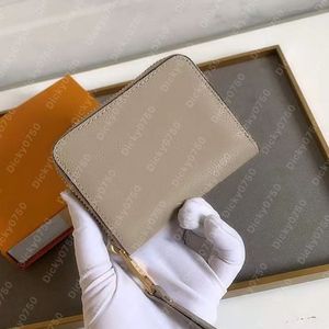 Designer-Geldbörsen, schwarze Geldbörsen, Kartenhalter, luxuriöse geprägte Geldbörse, Portefeuille, graue Damentaschen, Leder-Damengeldbörse, Geldbeutel, Reißverschlusstasche, Notiz-Clutch