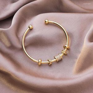 Bracelet français haut sens transfert cylindrique copines gothique filles mode bijoux fête accessoires de luxe pour les femmes