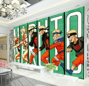 Naruto Duvar Kağıdı Japon Anime 3D Duvar Duvar Kid039s Erkek Yatak Odası TV Arka Plan Özel Karikatür Duvar Kağıdı Oturma Odası Büyük Duvar 7543585