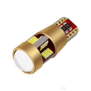 Araba ampulleri 10 parçalı cep telefonları LED T10 CANBUS W5W BB boşluk ışıkları Vourition 12V 27 SMD Lightemitting 3014 Kuyruk Işık Damlası Teslimat Mot Dhgur