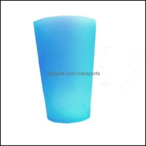 Tumblers Food Grade Sil Water Cup Outdoor складные воды бутылки Mti Colors Anti Slip Beer Cups Новое прибытие 8HYA L1 Drop Delivery Dhatj