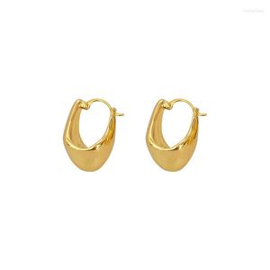 Hoop Earrings French Water Drop Creative Ear Buckle Female Design Catwalk Models Niche All-Match Fashion Jewelry Accessories