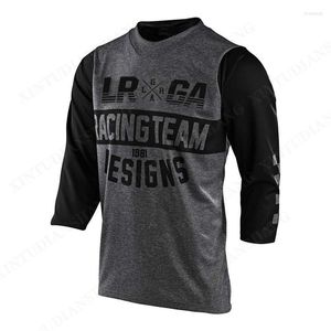 Racing Jackets Loose Rider Men's Downhill 3/4 Jersey MTB Bike Shirt Cross Country DH Motorcycle Endurance Race Mountain Tracksuit