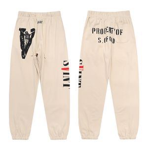 2023 Hosen Jogginghose Beige Männer Frauen Hip Hop Brief Gedruckt Unisex Jogger Kordelzug Hosen