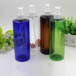 Lagringsflaskor st ml kosmetisk hudv rdslotion emulsion Pet Press Pump Head Bottle With Outer Cover DIY Dusch Gel Refillable