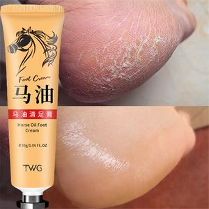 Foot Care Anti Crack Cream Heel Cracked Repair Horse Oil Smooth Removal Dead Skin Callus Anti Drying Hand Feet 30g 221111