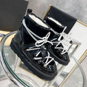 Stivaletti firmati Stivale di marca di lusso di Parigi Stivaletti di lana Stivaletti alla caviglia Martin in vera pelle inverno Donna Stivaletti corti Sneakers Scarpe da ginnastica Pantofole Sandali di 1978 005